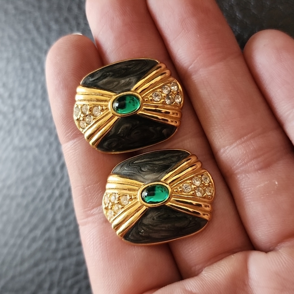 Vtg Kenneth Jay Lane For Avon Earrings - image 4